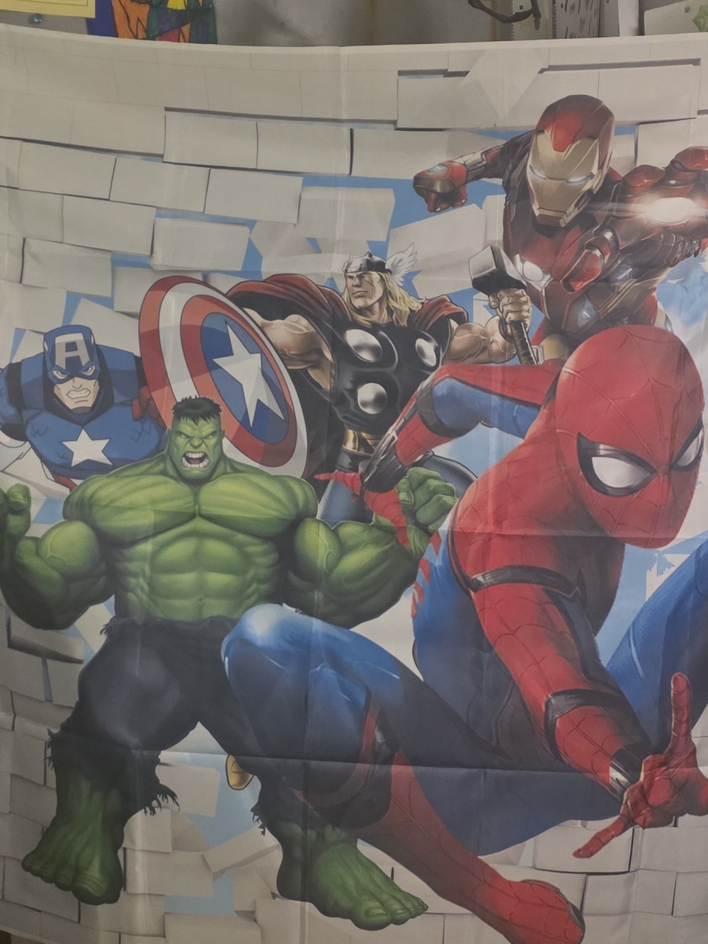Marvel Superheroes Wall Mural - Multicolor